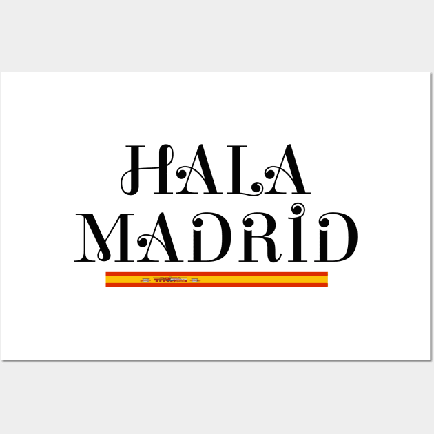 Hala Madrid Spain Wall Art by Medo Creations